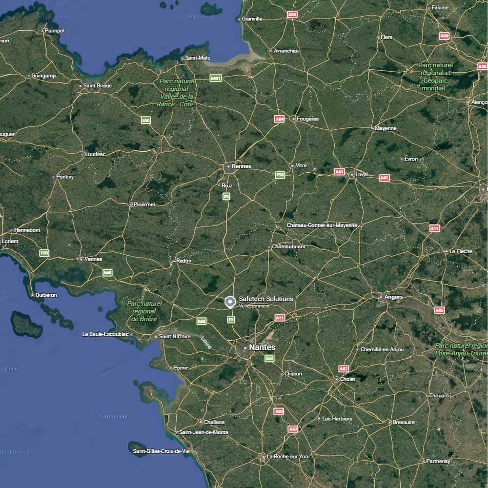 Zones d'intervention Safetech Solutions