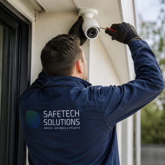 Installation d'une caméra de vidéo surveillance